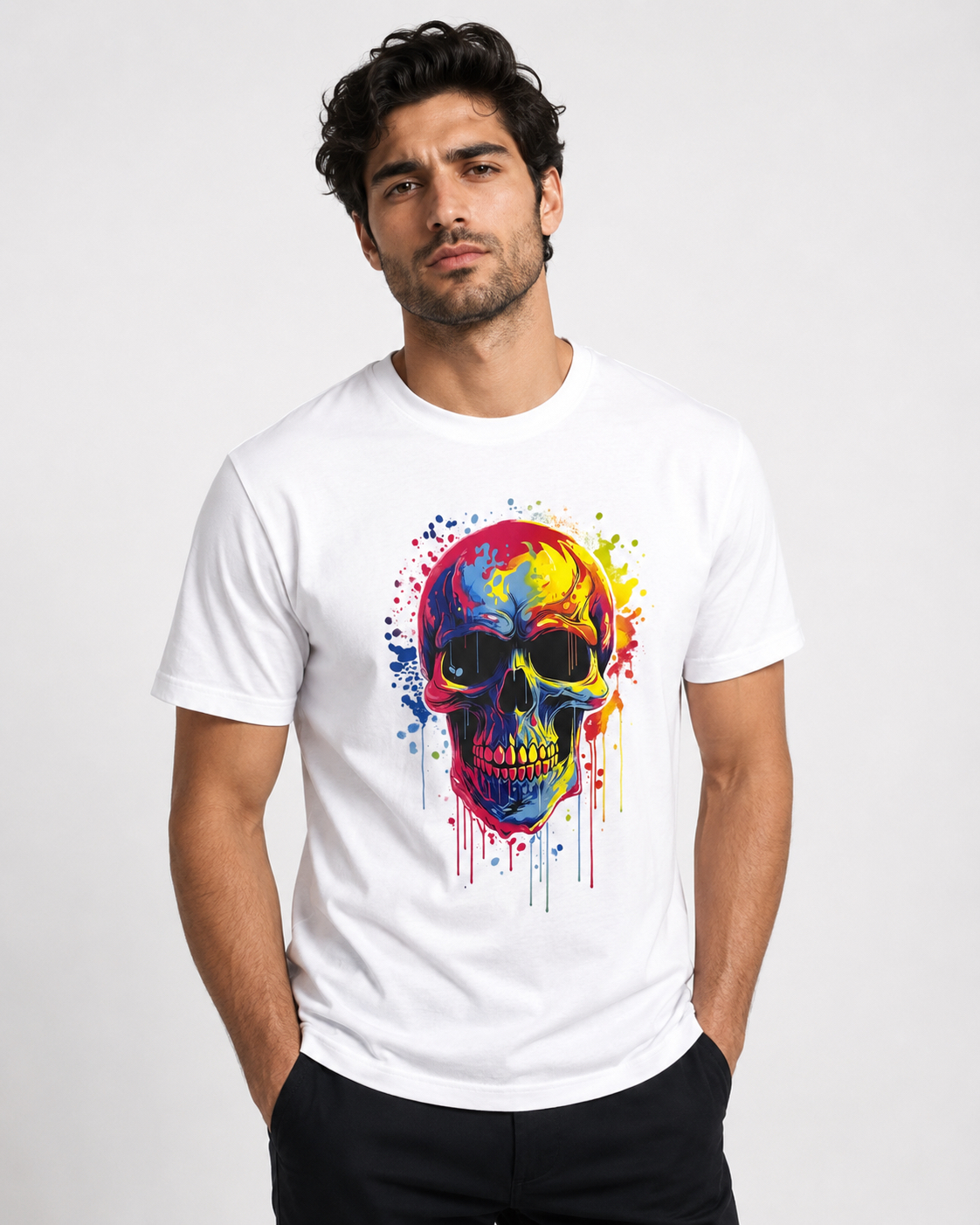 38AF867A-079B-4CAC-832D-7A68B3D34495 Тениска "SKULL" - Image 1