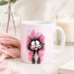 Чаша "Абстрактна котка"