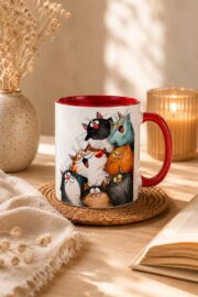 Чаша "Весели котки"
